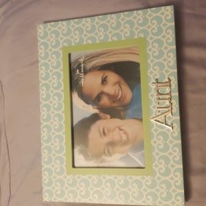 Hallmark Y2K Aunt 4X6 glass pictures frame